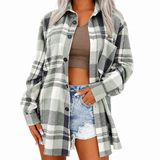 Anni – Ruudulise mustriga oversize särk